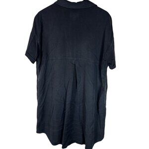 Universal Thread XXL Black Dress Pullover Minimalist Short Sleeve Womens Pockets